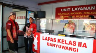 Dirjen HAM Kemenkumham, Dhahana Putra, kunjungi Lapas Banyuwangi