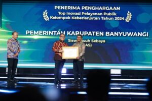 Program Siswa Asuh Sebaya (SAS) Banyuwangi kembali meraih penghargaan dalam ajang PKRI 2024 atas keberlanjutannya dalam mendorong solidaritas pendidikan.