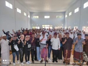 Cawabup Mujiono hadiri simakrama dengan umat Hindu Muncar.
