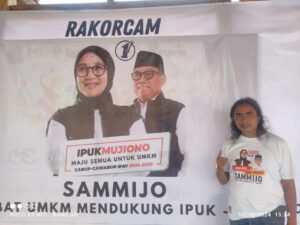 Deklarasi dukungan SAMMIJO untuk Ipuk-Mujiono.