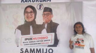 Deklarasi dukungan SAMMIJO untuk Ipuk-Mujiono.