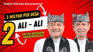 3 Miliar Per Desa! Ali Makki Kritisi Anggaran Musrenbangdes di Debat Pilkada Banyuwangi