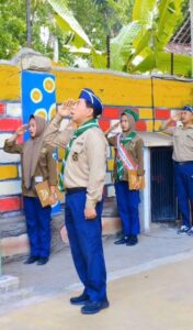 Upacara peringatan Hari Sumpah Pemuda di SMK Models