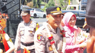 Kombes Pol Rama Samtama Putra Resmi Dilantik di Polresta Banyuwangi