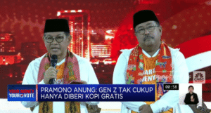 Pramono Anung & Rano Karno di Acara Debat Pilkada Jakarta 2024