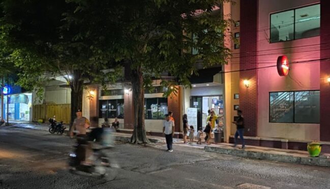 Lokasi kejadian penodongan pistol terhadap juru parkir di Banyuwangi