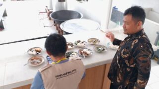 Kunjungan Pendamping PPH dalam Proses Sertifikasi Halal Dapur Lapas Banyuwangi