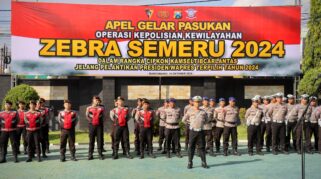Apel Gelar Pasukan Operasi Zebra Semeru 2024 di Banyuwangi