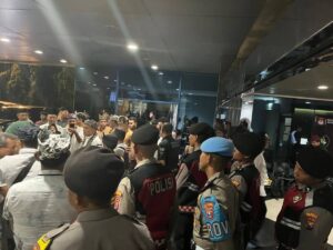 Personel Polresta Banyuwangi siap mengamankan debat perdana Pilkada Banyuwangi