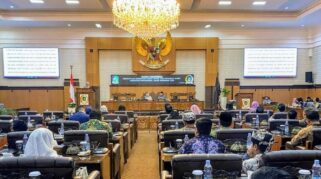 Foto menunjukkan suasana Rapat Paripurna DPRD Banyuwangi