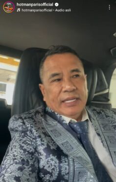 Video Viral Hotman Paris di Instagram