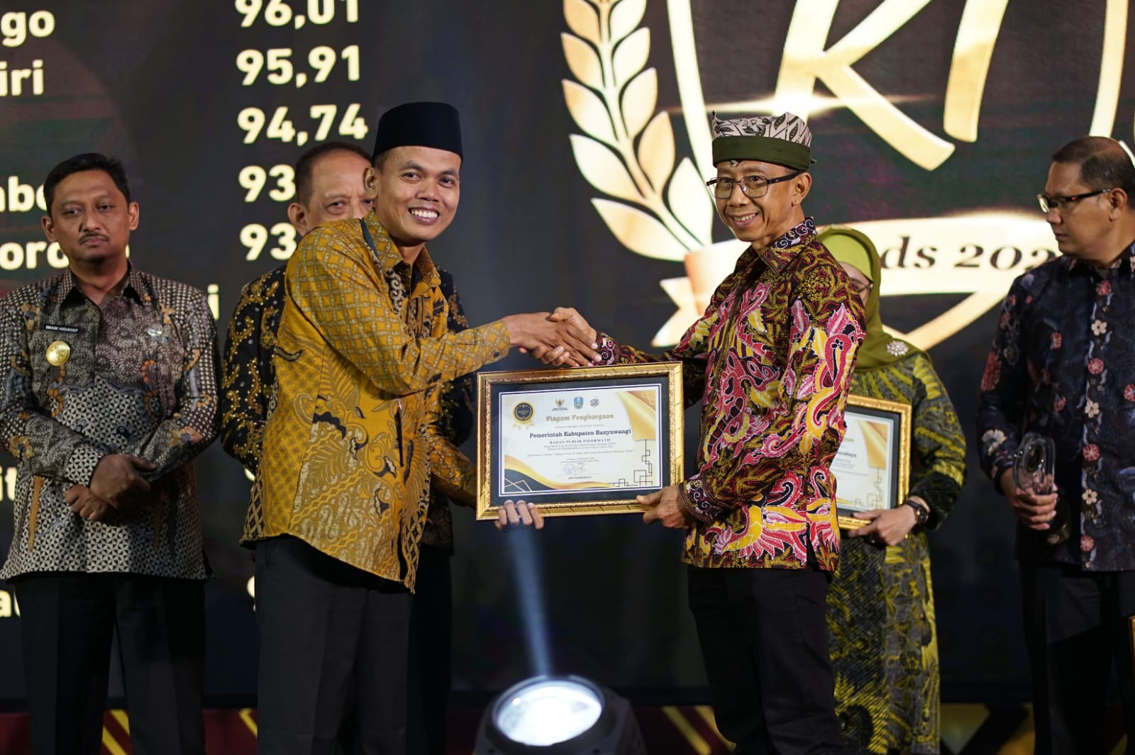 Pemkab Banyuwangi Raih Penghargaan KI Awards 2024 Banyuwangi Terima Penghargaan KI Awards 2024