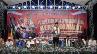 Sholawat Bersama untuk Sukseskan Pilkada Serentak 2024 di Banyuwangi