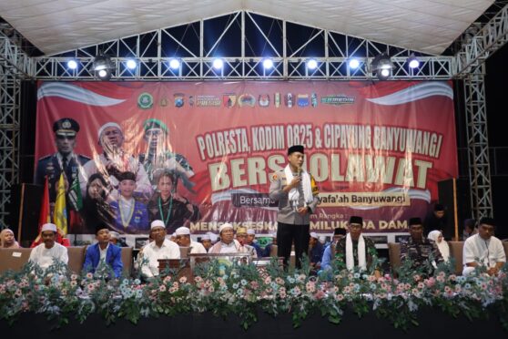 Sholawat Bersama untuk Sukseskan Pilkada Serentak 2024 di Banyuwangi
