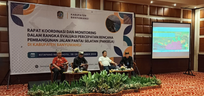 Rapat koordinasi pembangunan Pansela di Banyuwangi.
