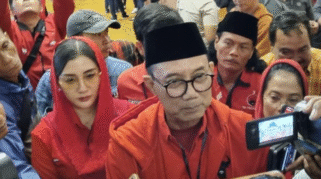 Wakil Ketua DPD PDIP Jatim dan Bendahara Tim Pemenangan Risma-Gus Hans menanggapi hasil survei LSI Denny JA.