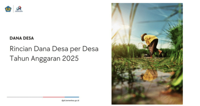 Ilustrasi kegiatan pembangunan desa.