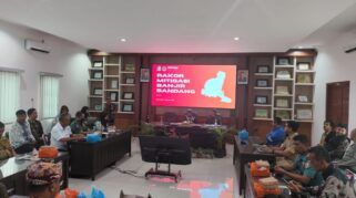 Rapat koordinasi mitigasi banjir di Banyuwangi.