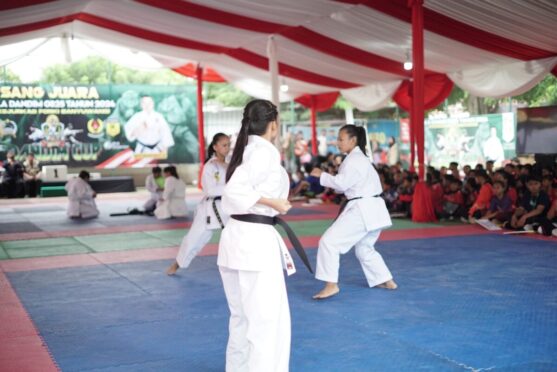 Dandim Banyuwangi membuka Kejurkab Forki Dandim Cup 2024.