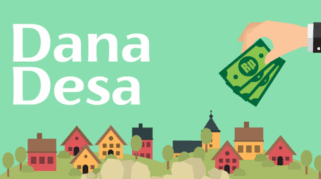 Ilustrasi penyaluran Dana Desa di Indonesia