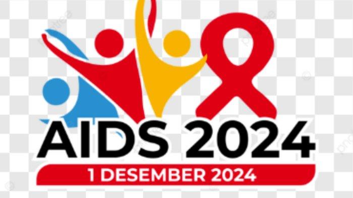 logo hari AIDS Sedunia - 1 Desember 2024