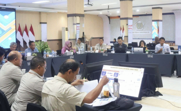 Paparan capaian realisasi APBN di Jawa Timur.