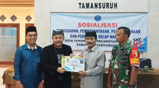 Sosialisasi P4GN di Desa Tamansuruh, Banyuwangi.