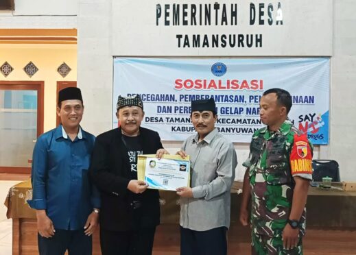 Sosialisasi P4GN di Desa Tamansuruh, Banyuwangi.