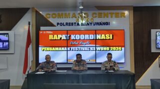 Rapat koordinasi pengamanan Festival Kuwung 2024.