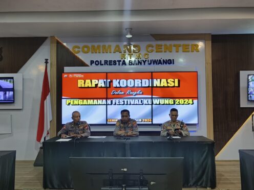 Rapat koordinasi pengamanan Festival Kuwung 2024.