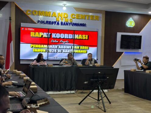 Rapat koordinasi pengamanan ABBWI & BBWI 2024.