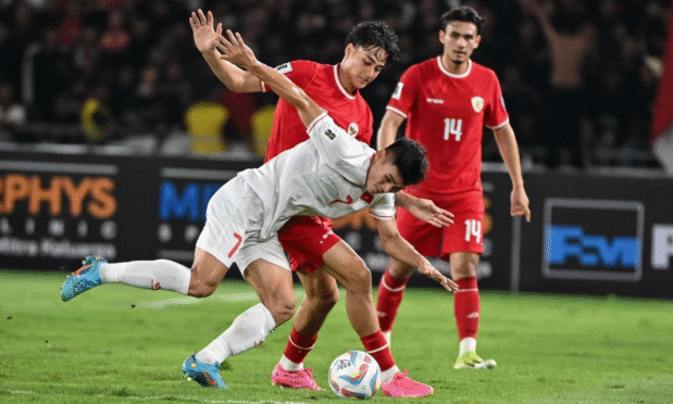 Pertandingan Vietnam vs Indonesia.