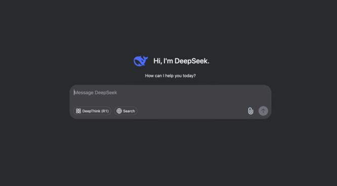 Aplikasi AI DeepSeek versi web