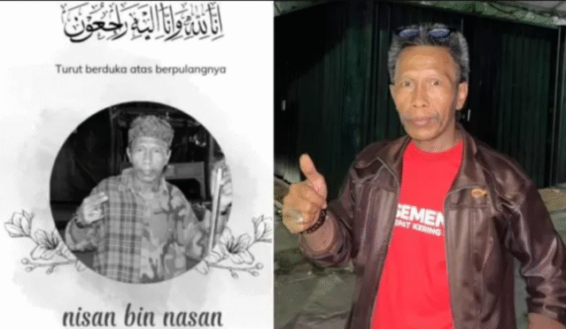 Foto Bang Siomay Racing saat berjualan siomay.