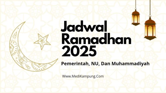 Ilustrasi bulan Ramadan