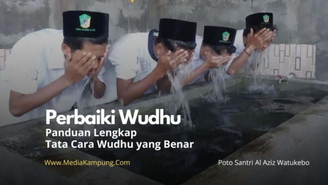 tata cara wudhu
