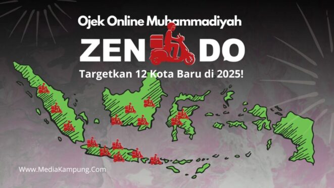 Peta jangkauan layanan Zendo