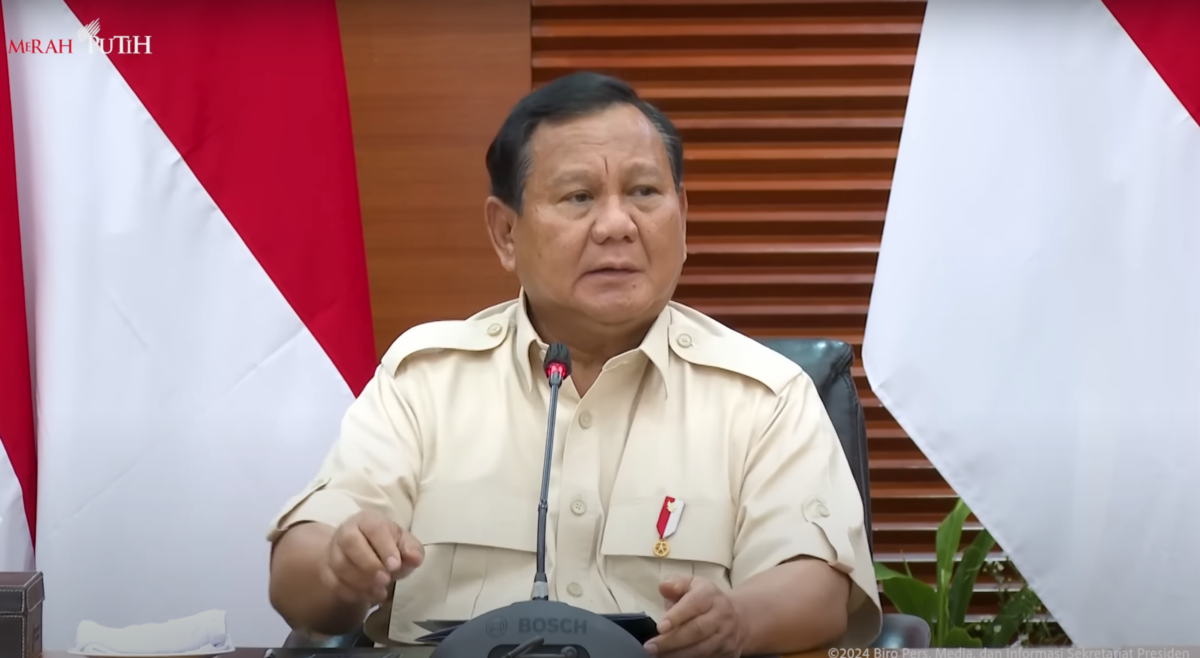 Keterangan Pers Presiden Prabowo: Tarif PPN 12% Hanya Barang & Jasa Mewah, Jakarta, 31 Desember 2024