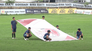 Opening Pertandingan Liga 4 di Lapangan Bima Sakti, Banyuwangi