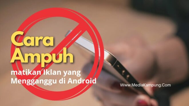 Iklan pop-up di HP Android yang diblokir