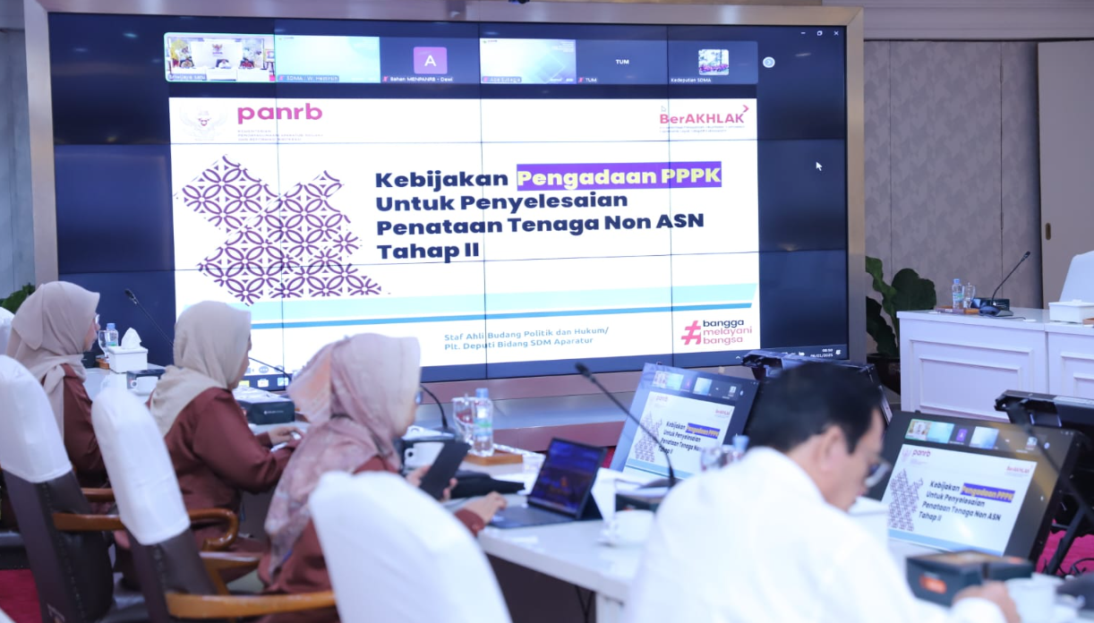 Rapat koordinasi penataan tenaga non-ASN.