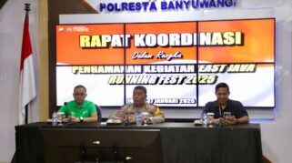 Rakor Pengamanan East Java Running Fest 2025