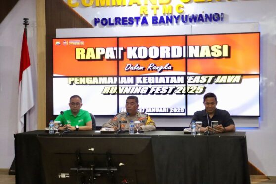 Rakor Pengamanan East Java Running Fest 2025