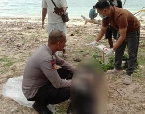 Penemuan mayat di Perairan Prapat Agung Buleleng
