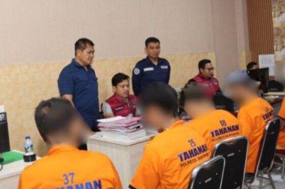 7 tersangka pengedar sabu di ringkus polresta banyuwangi