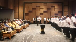 Kapolda Jatim Lantik Pengurus PBVSI Kabupaten Sidoarjo Masa Bhakti 2024-2028.