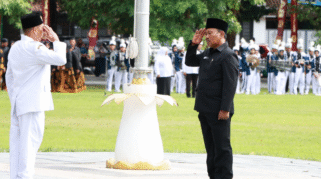 Upacara HAB ke-79 di Banyuwangi.