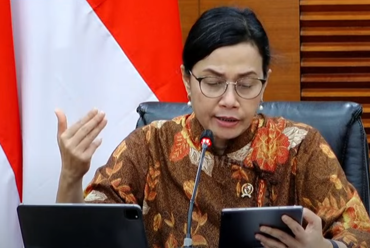Sri Mulyani Rilis Daftar Barang Mewah Kena PPN 12%, Masyarakat Tetap Terlindungi Menkeu Sri Mulyani memberikan keterangan pers.