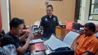 Penangkapan pelaku pencurian ponsel di ATM