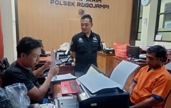 Penangkapan pelaku pencurian ponsel di ATM